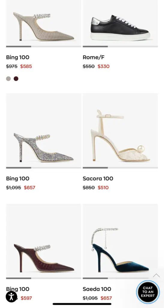 Jimmy Choo sale